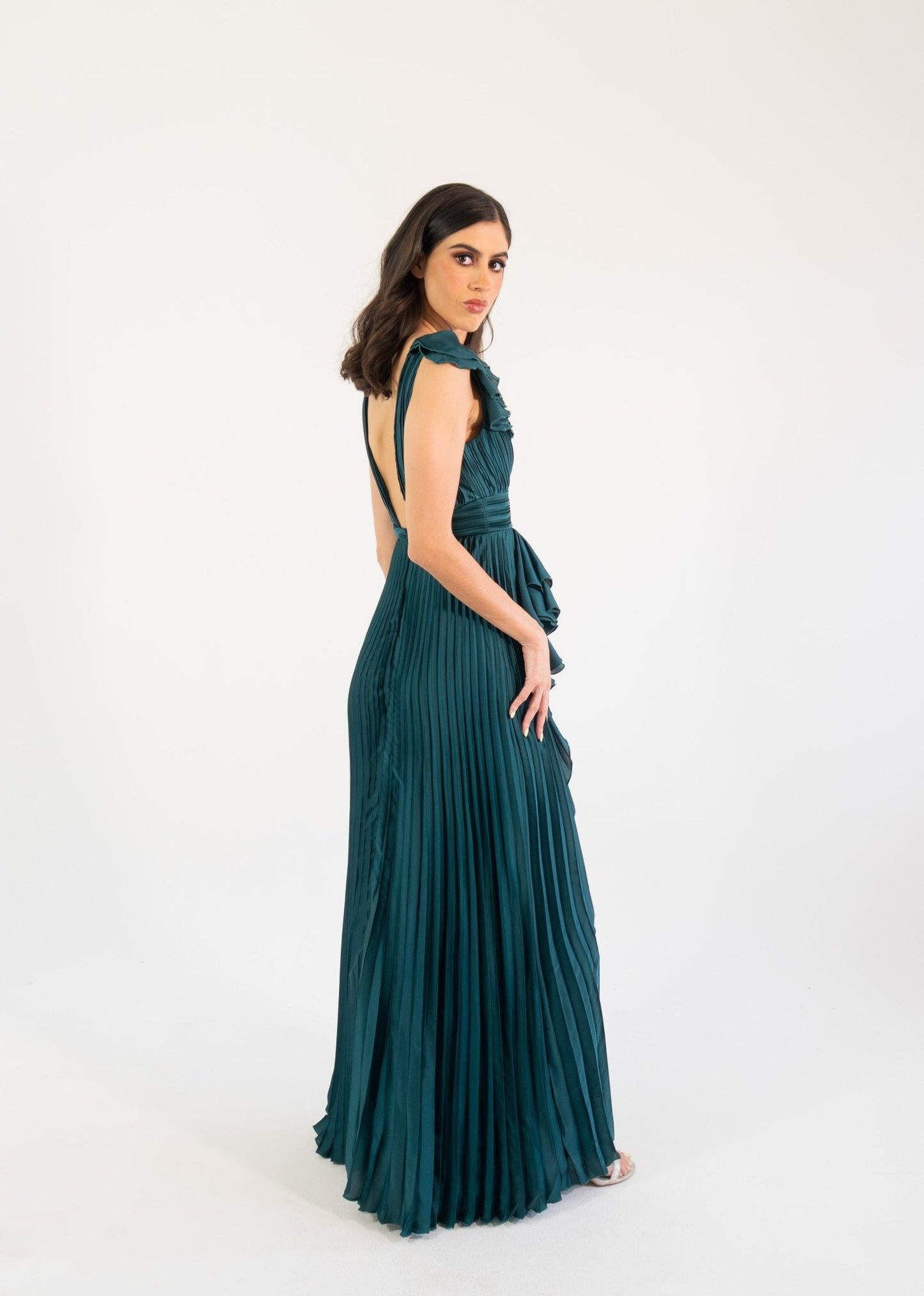 Dorota - verde satin