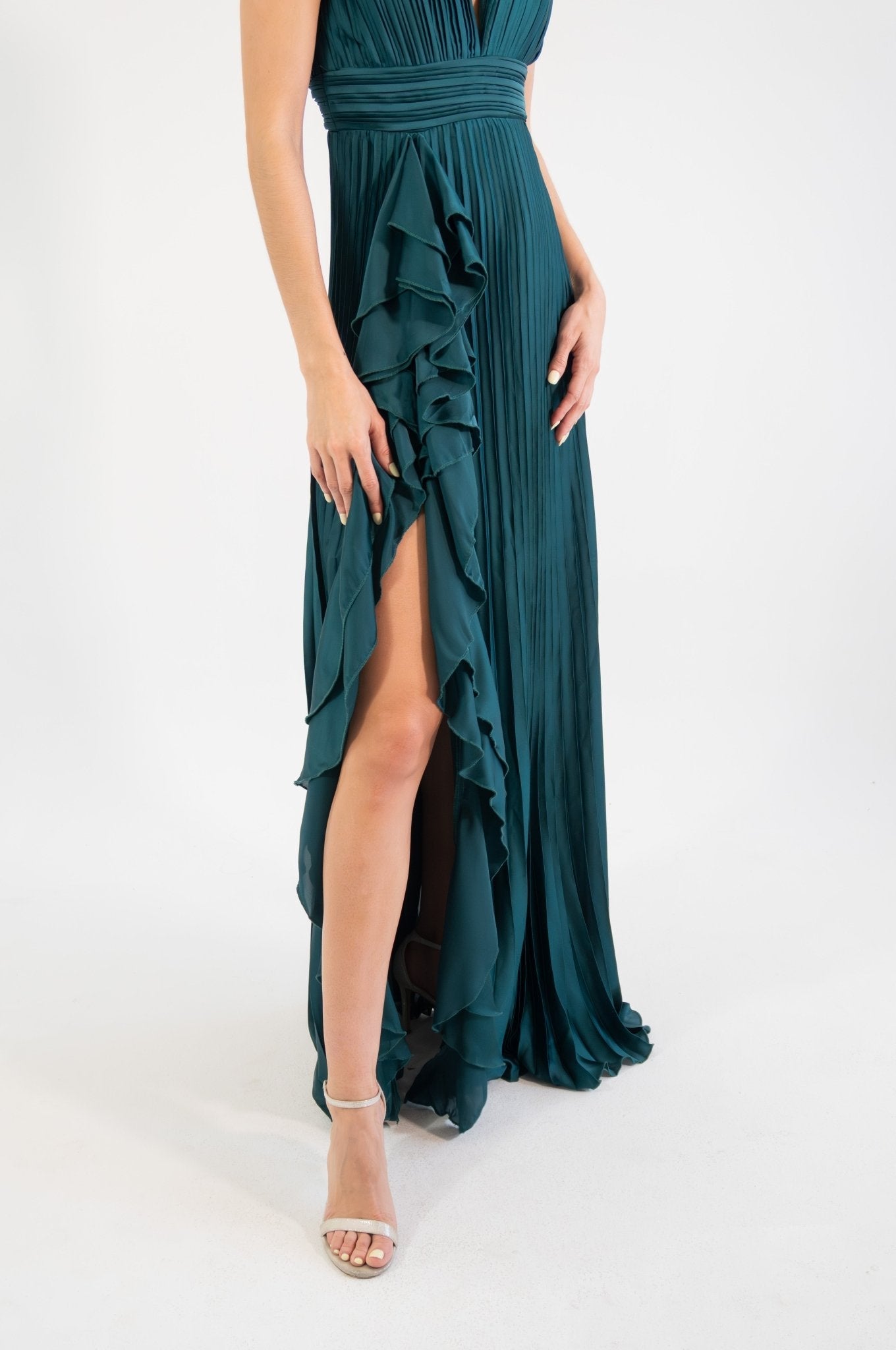 Dorota - verde satin