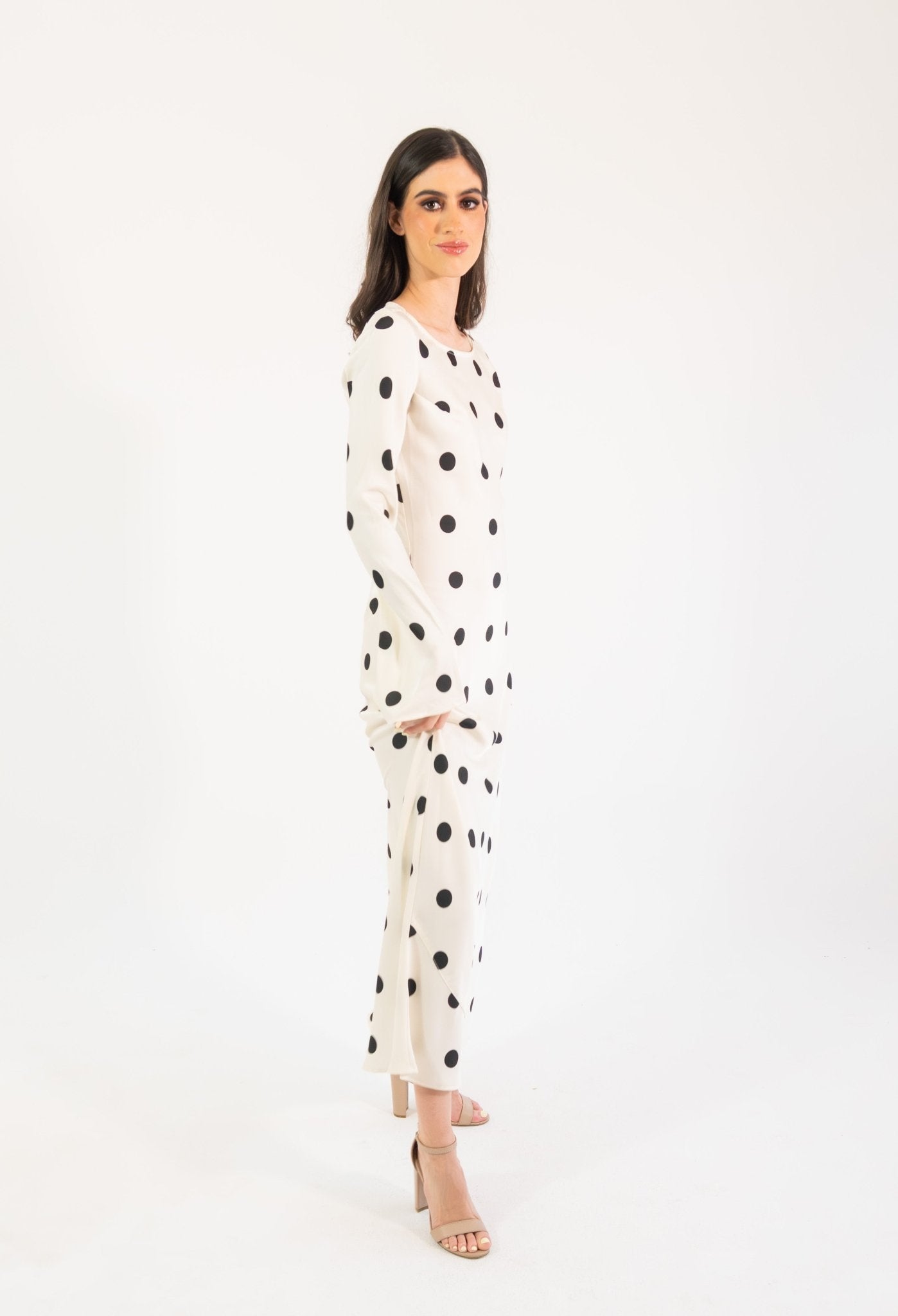 Georgie polka - blanco