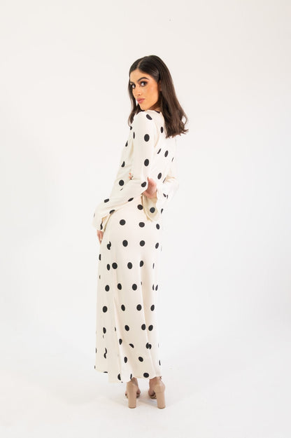 Georgie polka - blanco